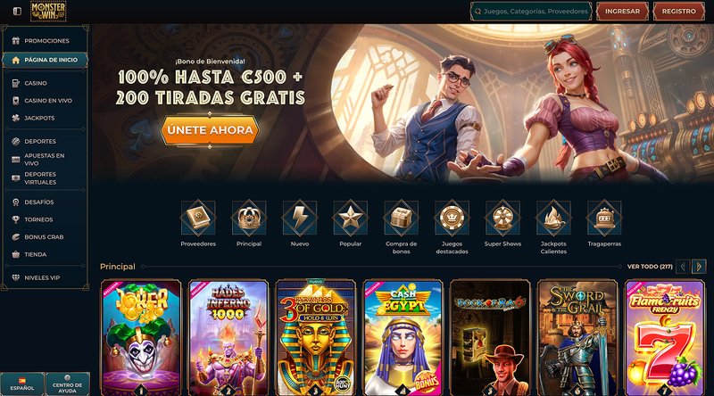 Explore monsterwin casino